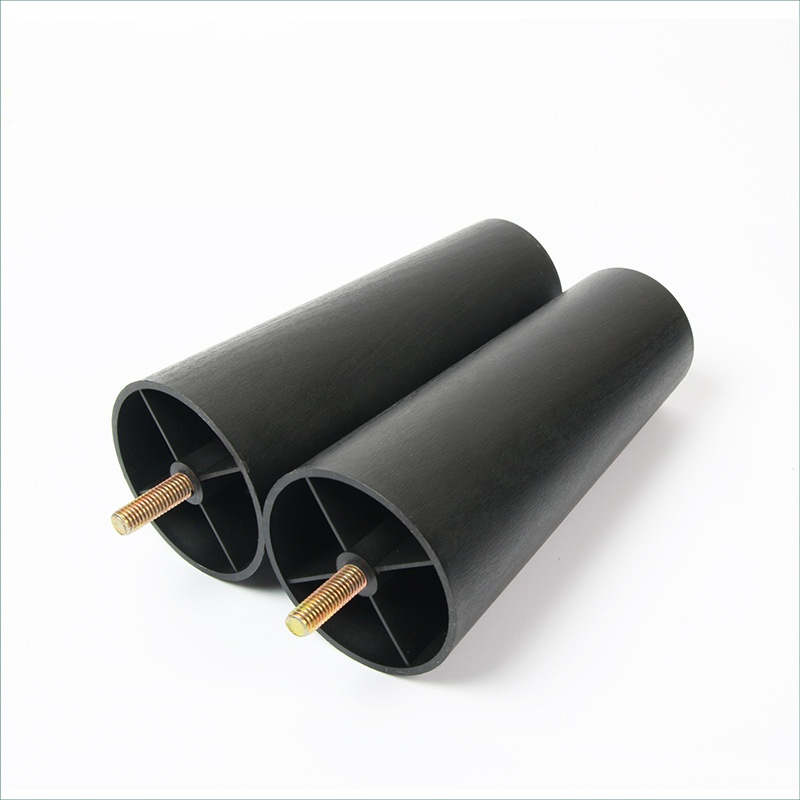 100200mm round plastic sofa feet Black sofa legs furniture plastic