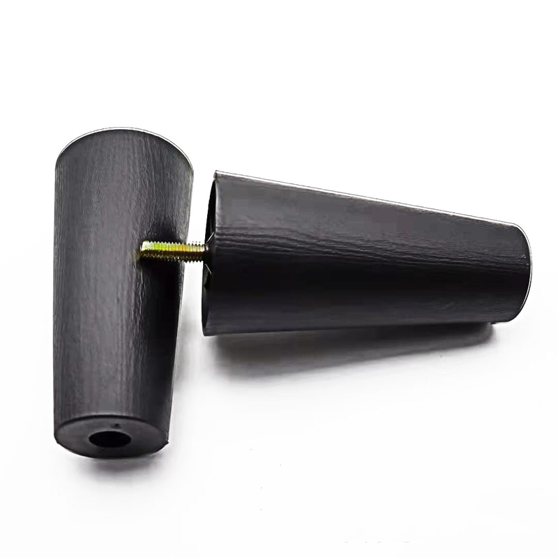 100200mm round plastic sofa feet Black sofa legs furniture plastic