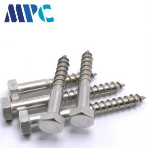 304 Stainless Steel Hexagon Wood Screws Hexagon Self Tapping Screws Furniture Cabinet Screws M6M8M10