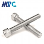 304 stainless steel hexagon socket screw photovoltaic bracket screw knurled cylinder head bolt DIN912M8M10M12