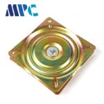 7 inch 175mm color zinc 6.5 inch 160 full beads 360 degree rotating turntable bar chair turntable iron square turntable