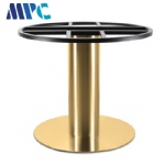 Western Restaurant Extra Large Table Legs Stainless Steel Dining Table Legs Marble Round Iron Bracket Table Base Metal Table Legs