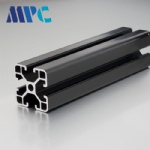 4040 black aluminum profile aluminum alloy black-plated black aluminum aluminum alloy black 4040 black oxide black European standard aluminum