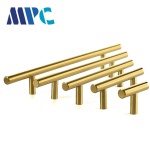 Kitchen Furniture Hardware T Bar Copper Drawer Handle Cabinet Cupboard Solid Brass Pull Handles