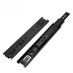 3-section steel ball drawer Furniture slide rail Three-section drawer guide Quiet three-section slide drawer rail