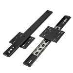 Invisible folding home pocket door Swing door Wardrobe door Cabinet side door Slide rail Invisible door rail hardware